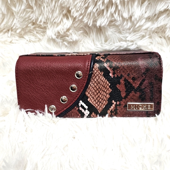 Miche Bags Miche Wallet Faux Print Snake Slim Design Wallet Retired Vintage - Picture 2 of 9